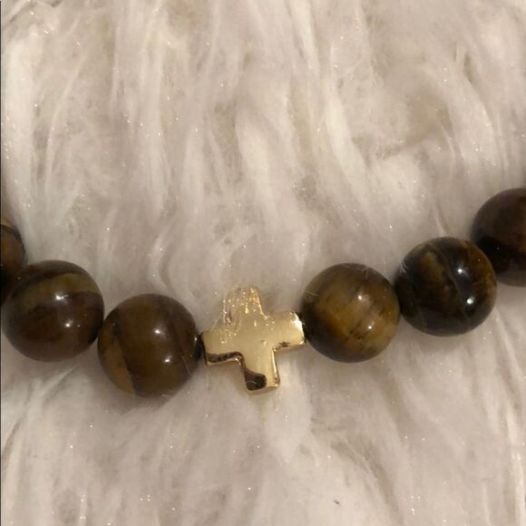 Charged Tiger Eye Bracelet - Picture 2 of 4
